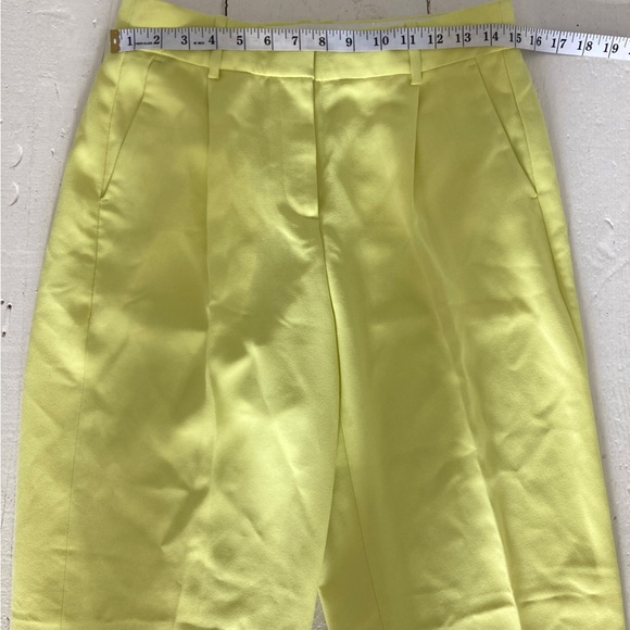 J crew lemon sorbet city crepe pants size 4 dress pants - Picture 8 of 8